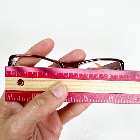 Alain Mikli A0491 16 Eyeglasses Frame Red 52-17-135 Half Rim with Case main image 4